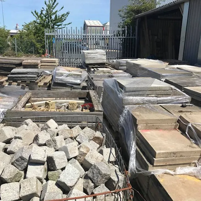 materials in or yard